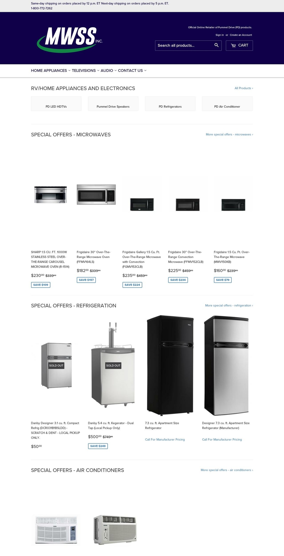 hoosierdaddydeals.com — Shopify storefront screenshot