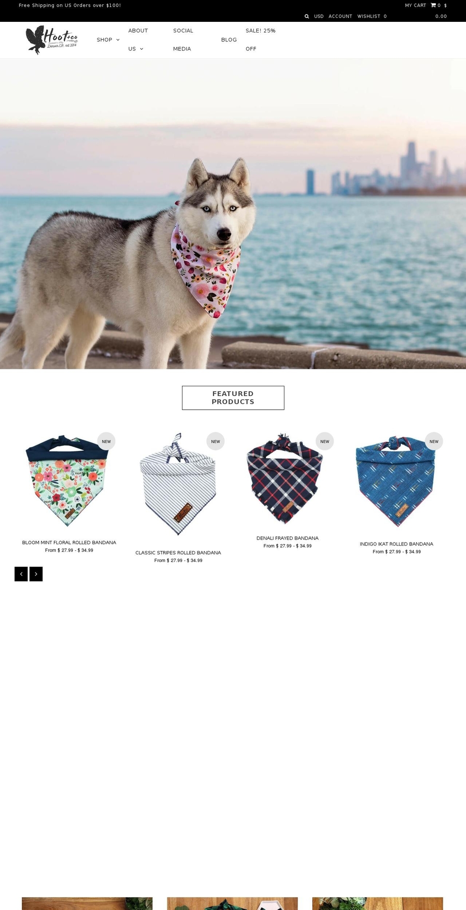 hootandco.com shopify website screenshot