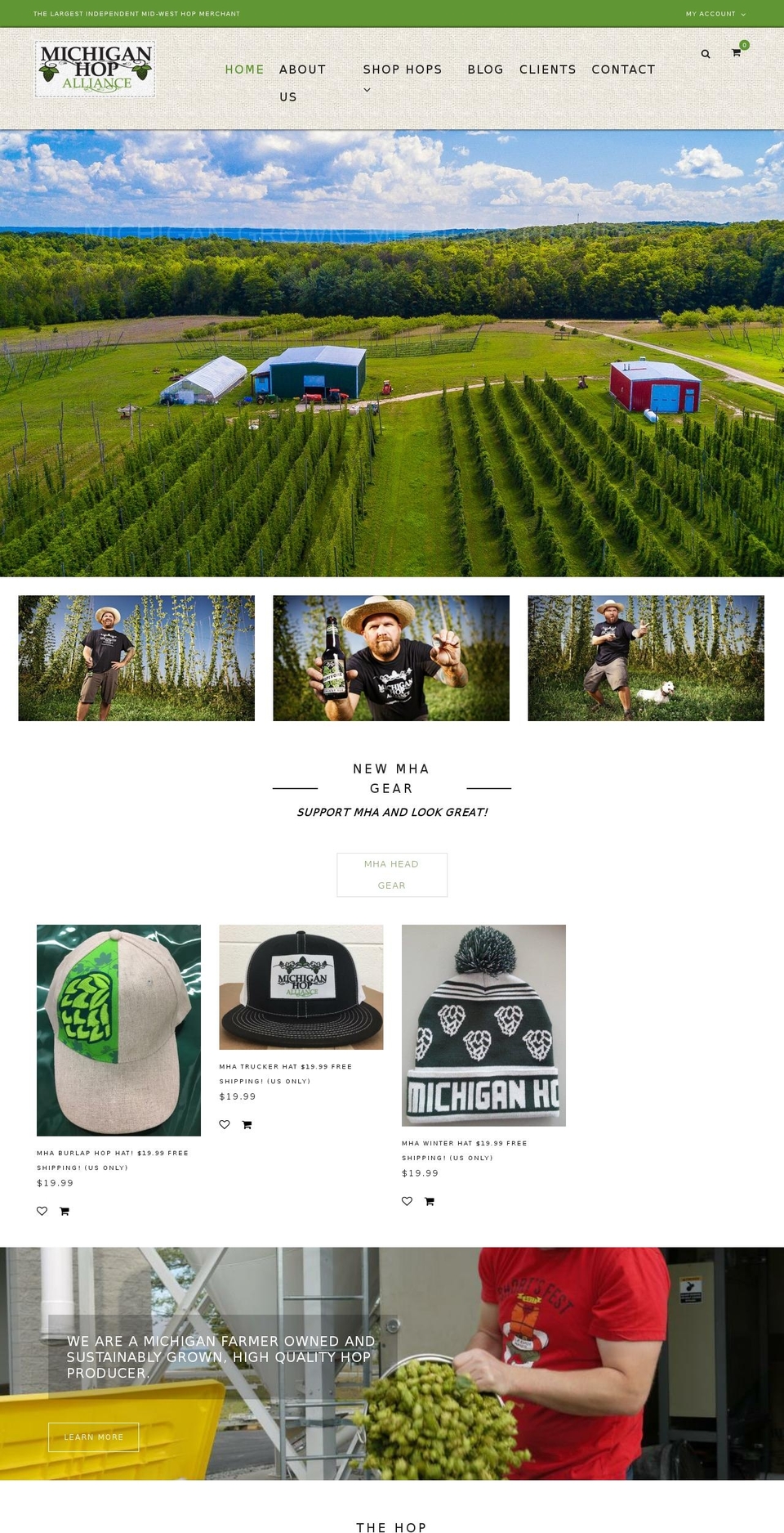 hopalliance.com shopify website screenshot