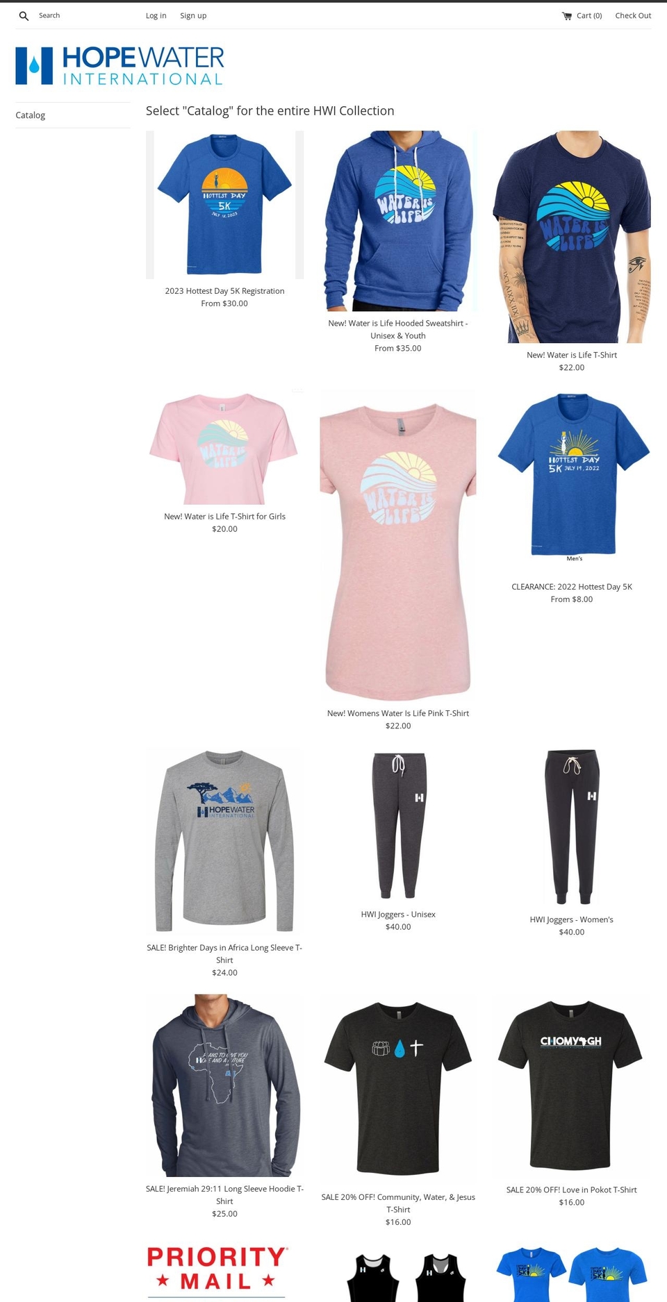 hope-water-international.myshopify.com shopify website screenshot