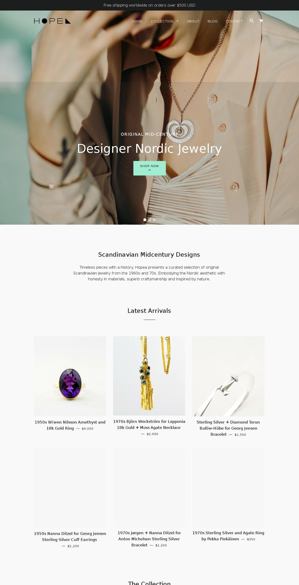 hopea.com — Shopify storefront screenshot