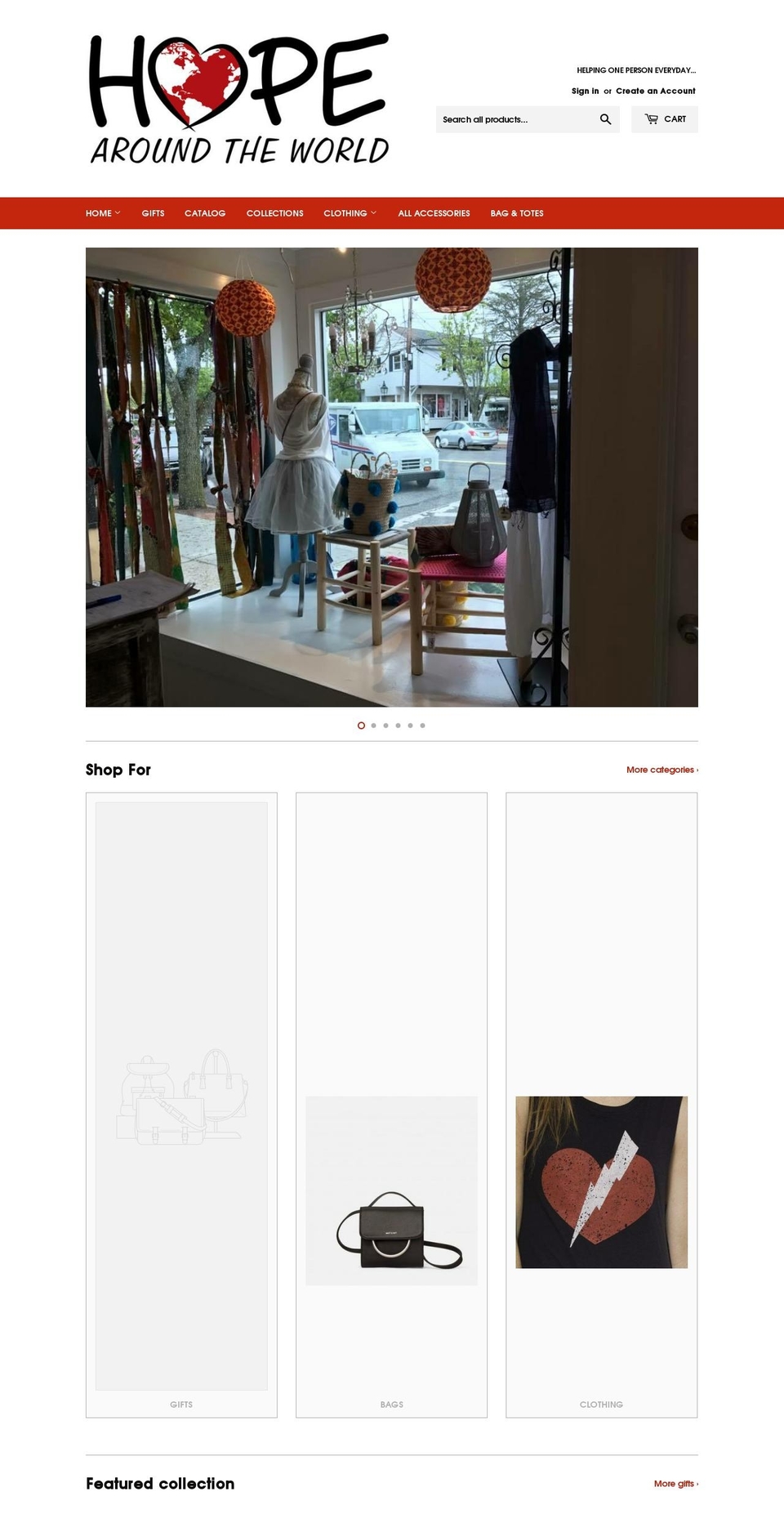 hopeatw.com shopify website screenshot