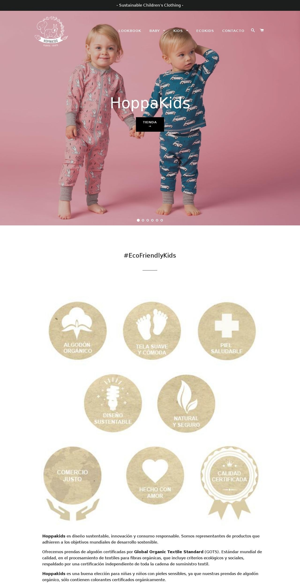 hoppakids.com — Shopify storefront screenshot