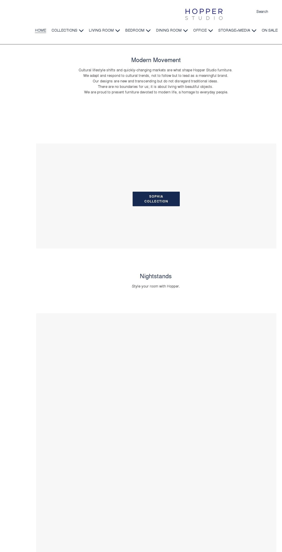 hopperstudio.com shopify website screenshot
