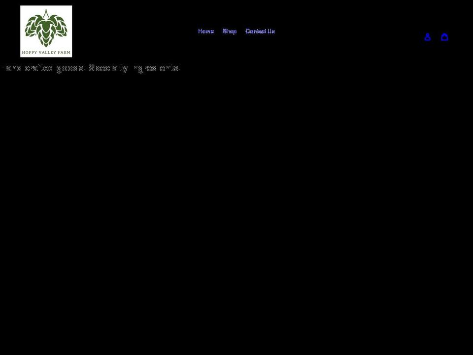 hoppyvalleyfarm.com shopify website screenshot