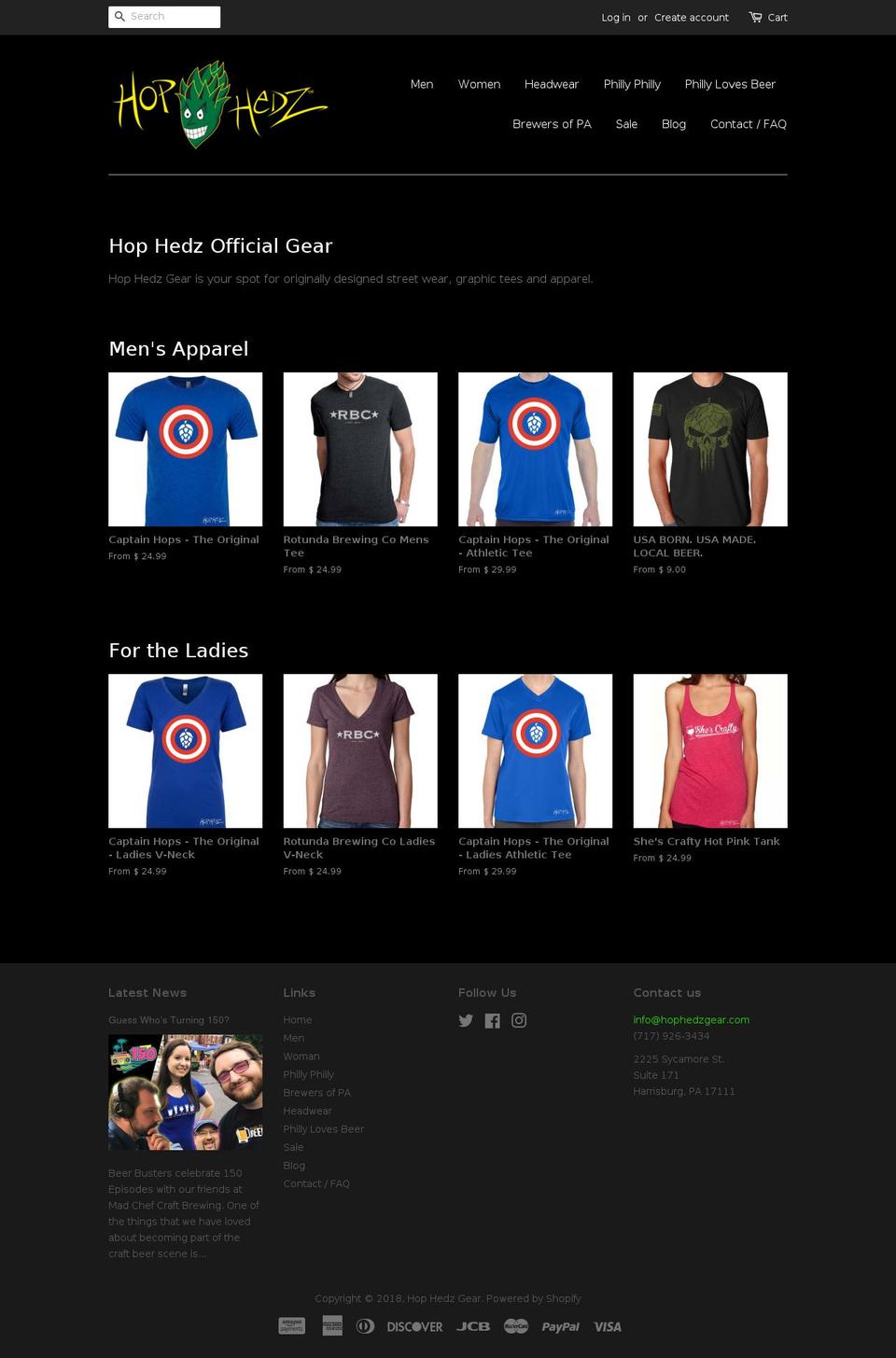 hopsnationusa.com — Shopify storefront screenshot