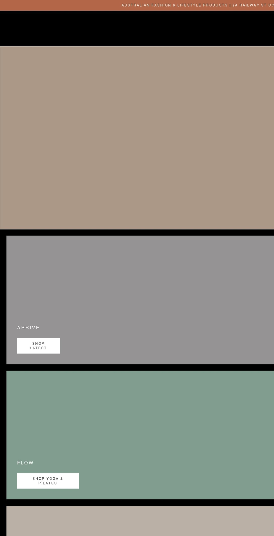 horizoncollections.com shopify website screenshot