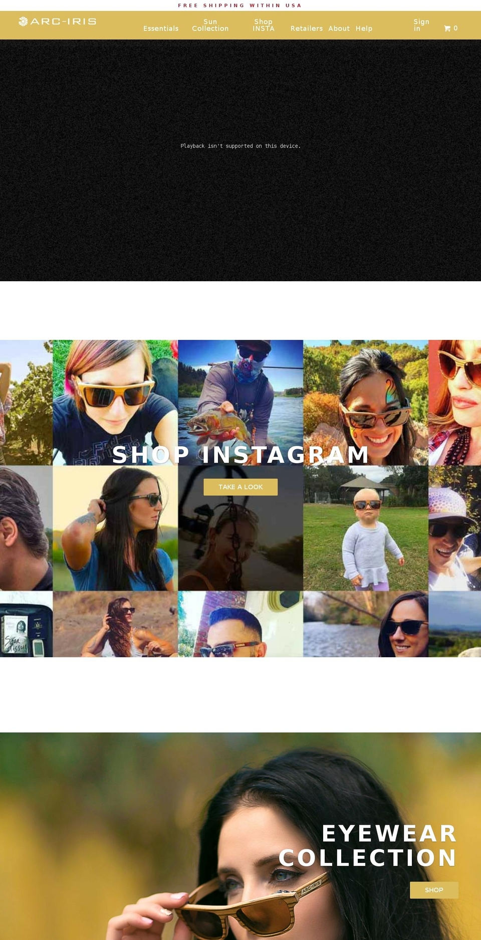 horizonsinfinite.com shopify website screenshot