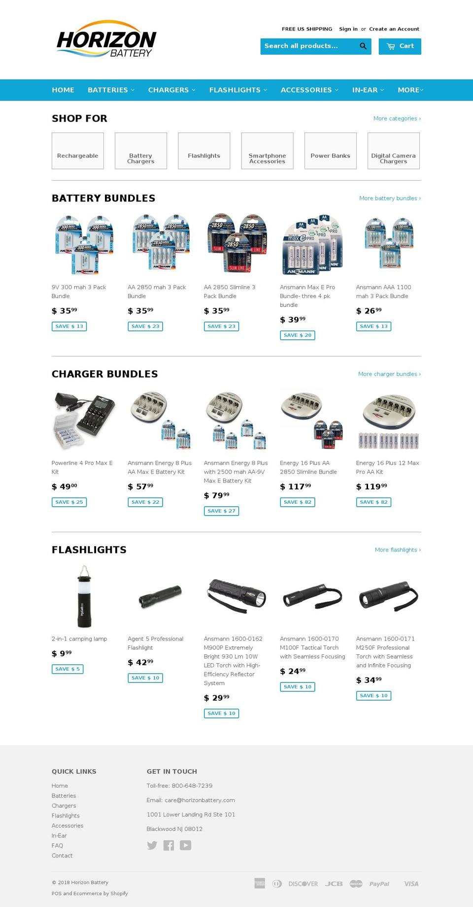 horizonsound.com — Shopify storefront screenshot