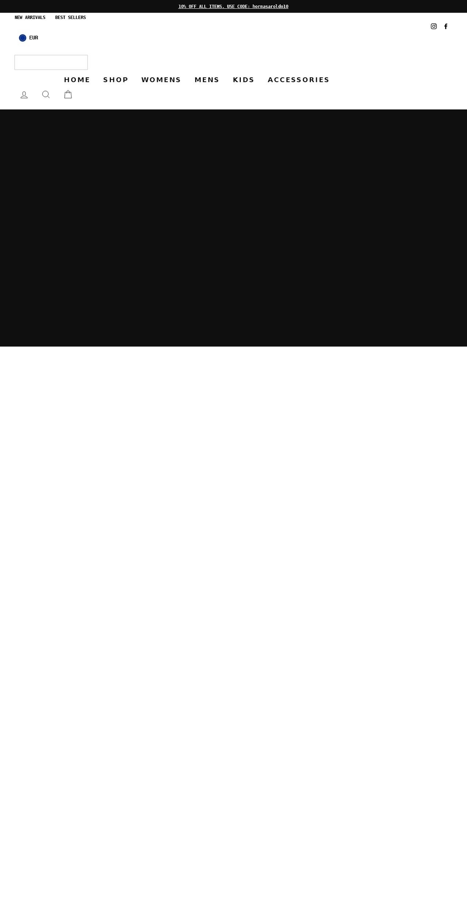 hormasaroldo.com shopify website screenshot