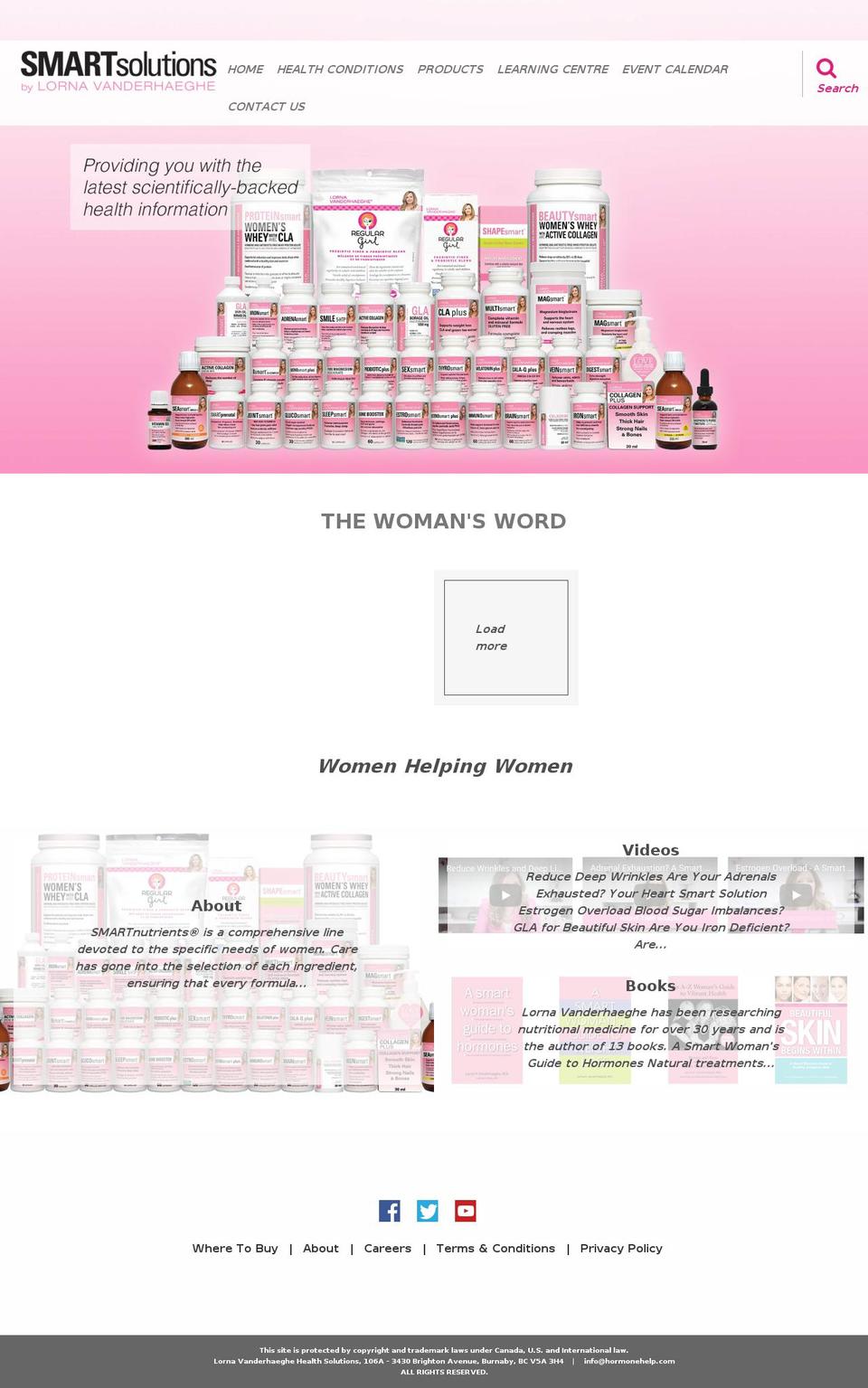 hormonehelp.com shopify website screenshot