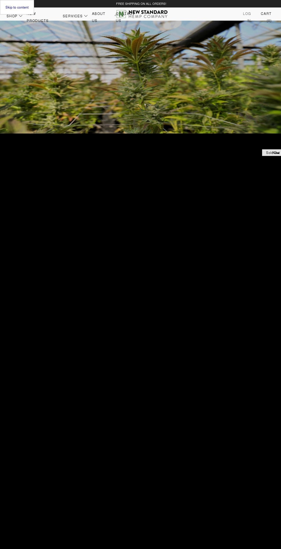 horncoliquids.com shopify website screenshot