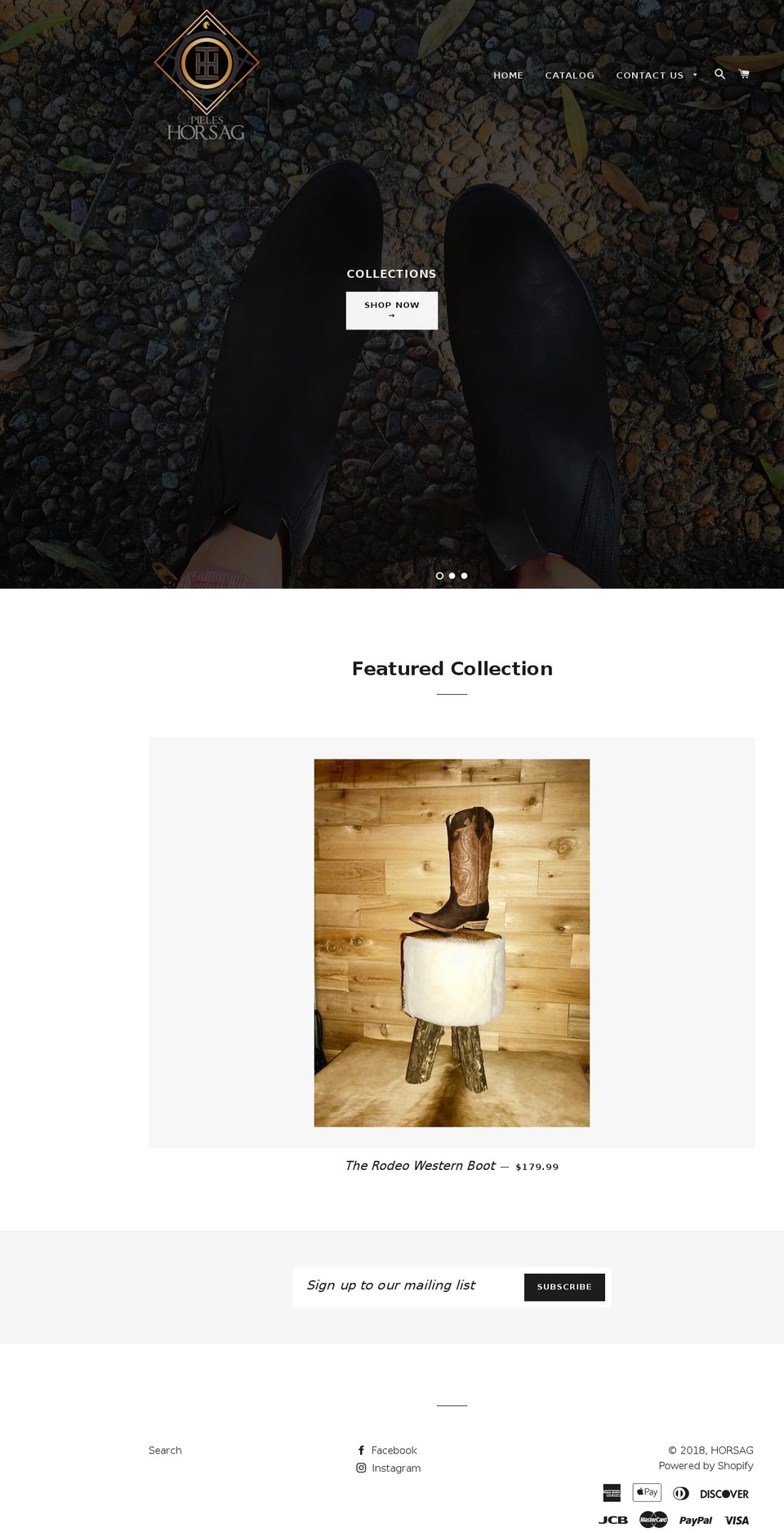 horsag.com shopify website screenshot