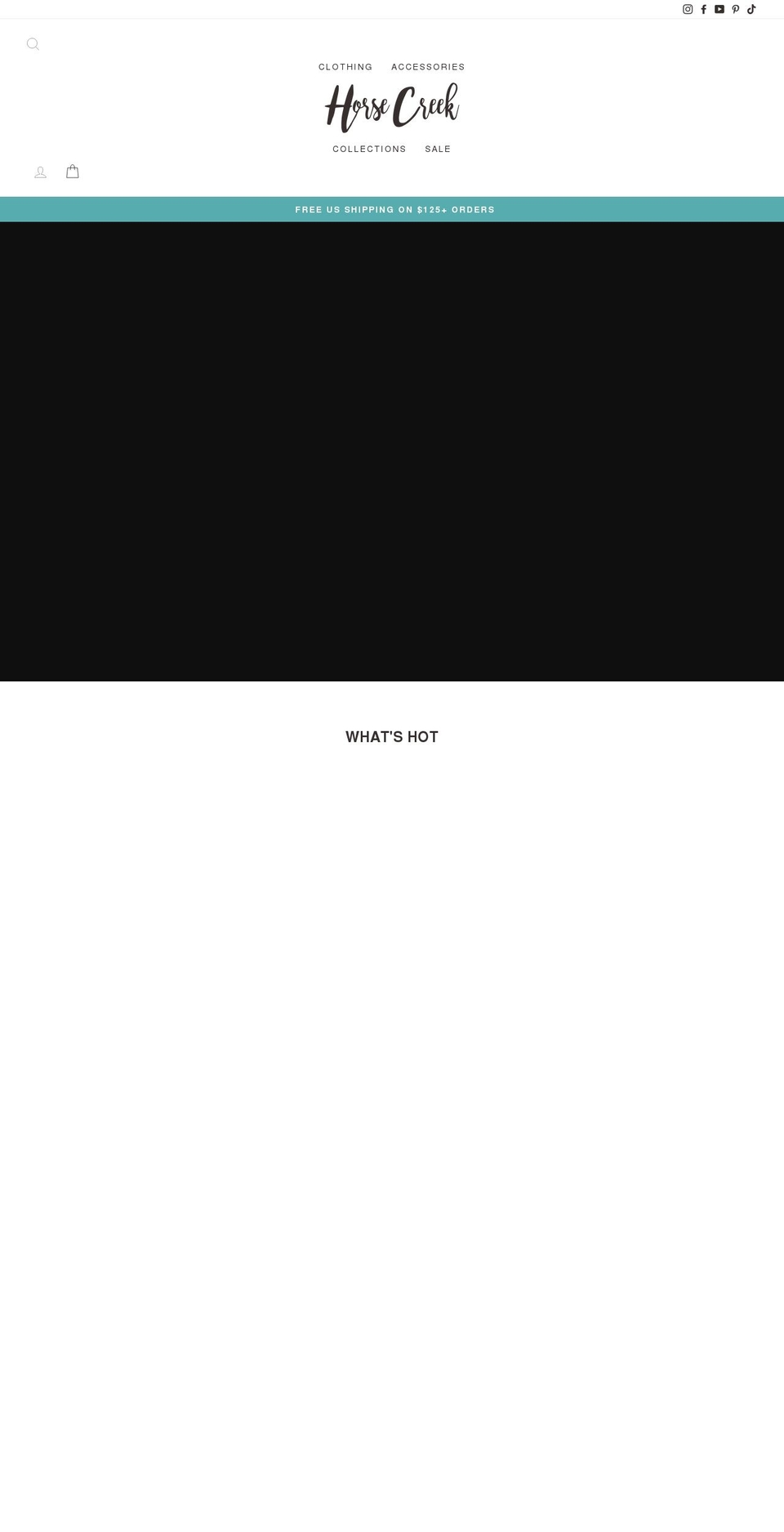 horsecreekboutique.com shopify website screenshot