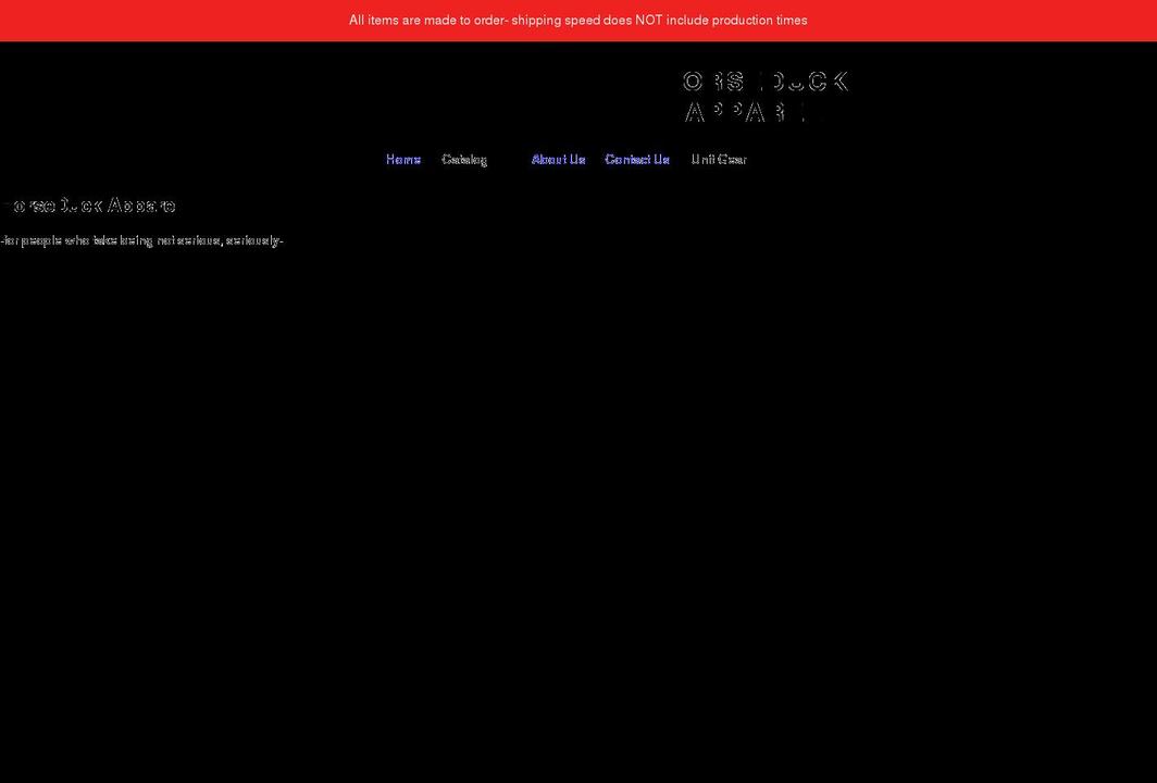 horseduck.com shopify website screenshot