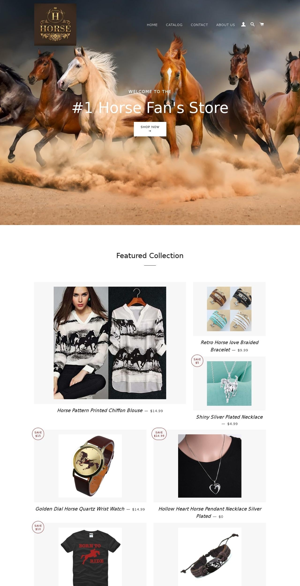 horsefanstore.com — Shopify storefront screenshot