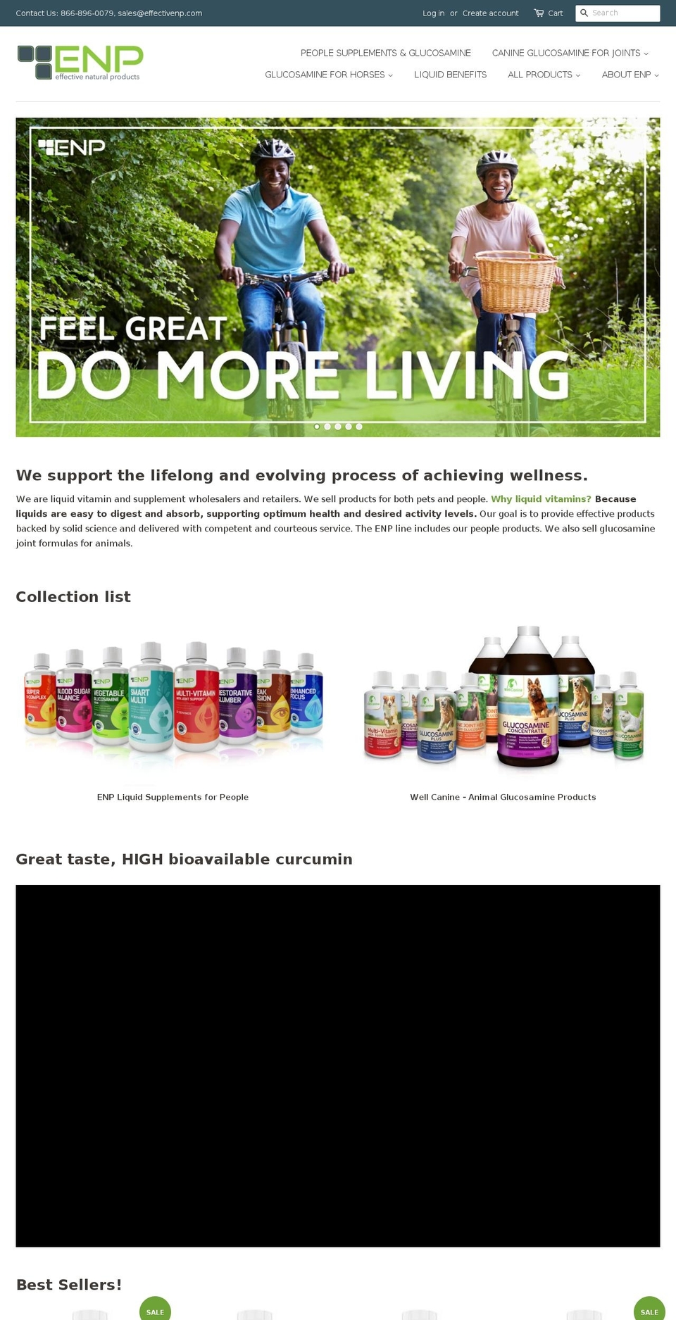 horseglucosamine.com shopify website screenshot