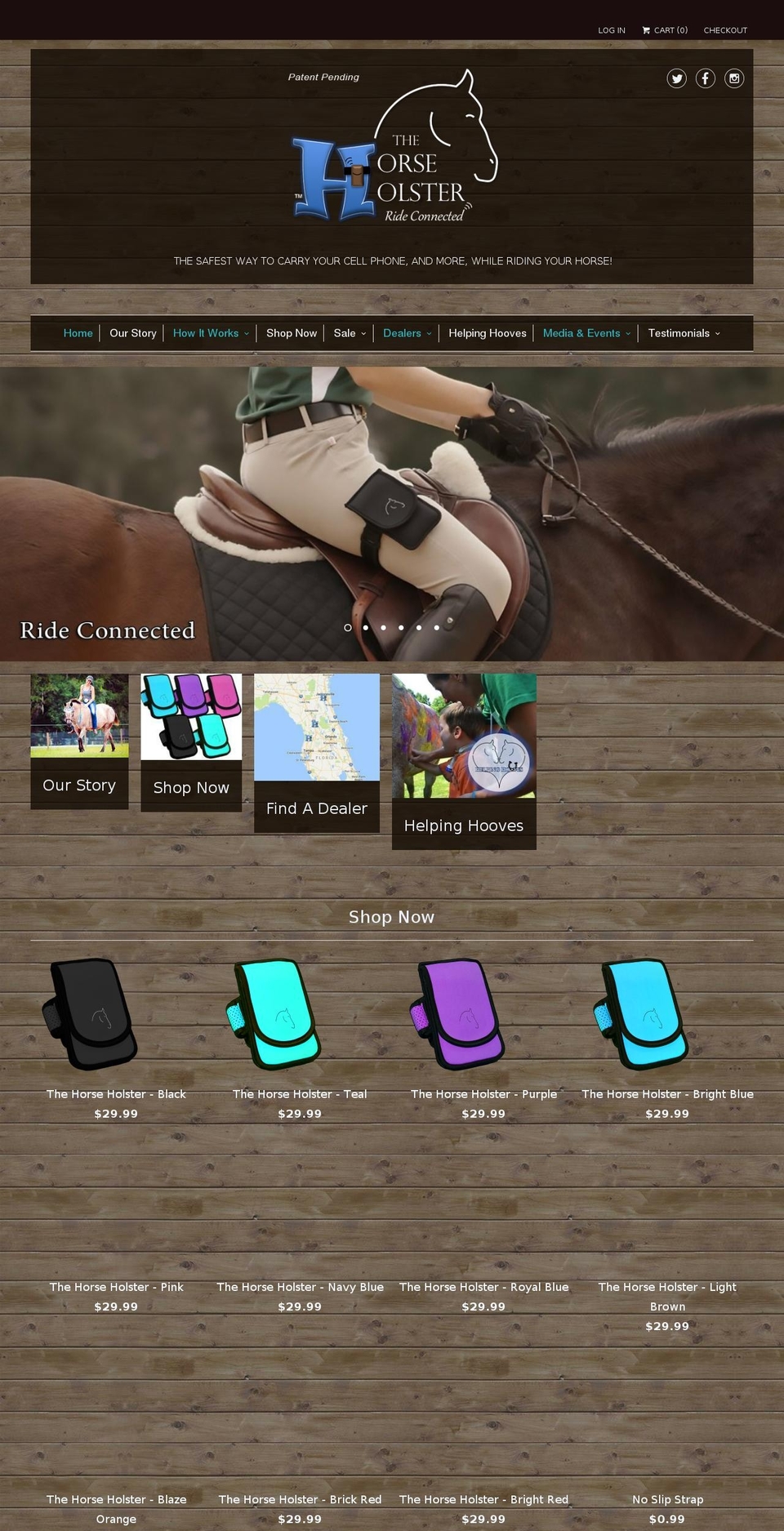 horseholster.com shopify website screenshot