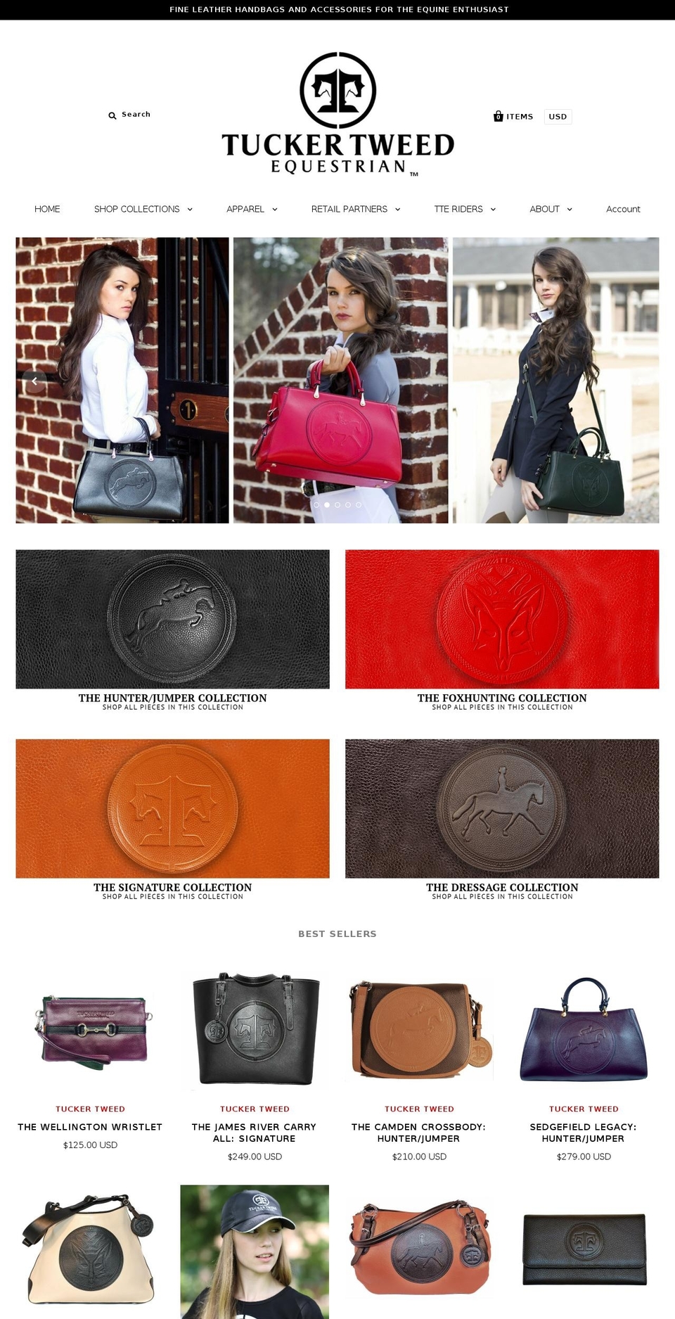 horseluggage.com — Shopify storefront screenshot
