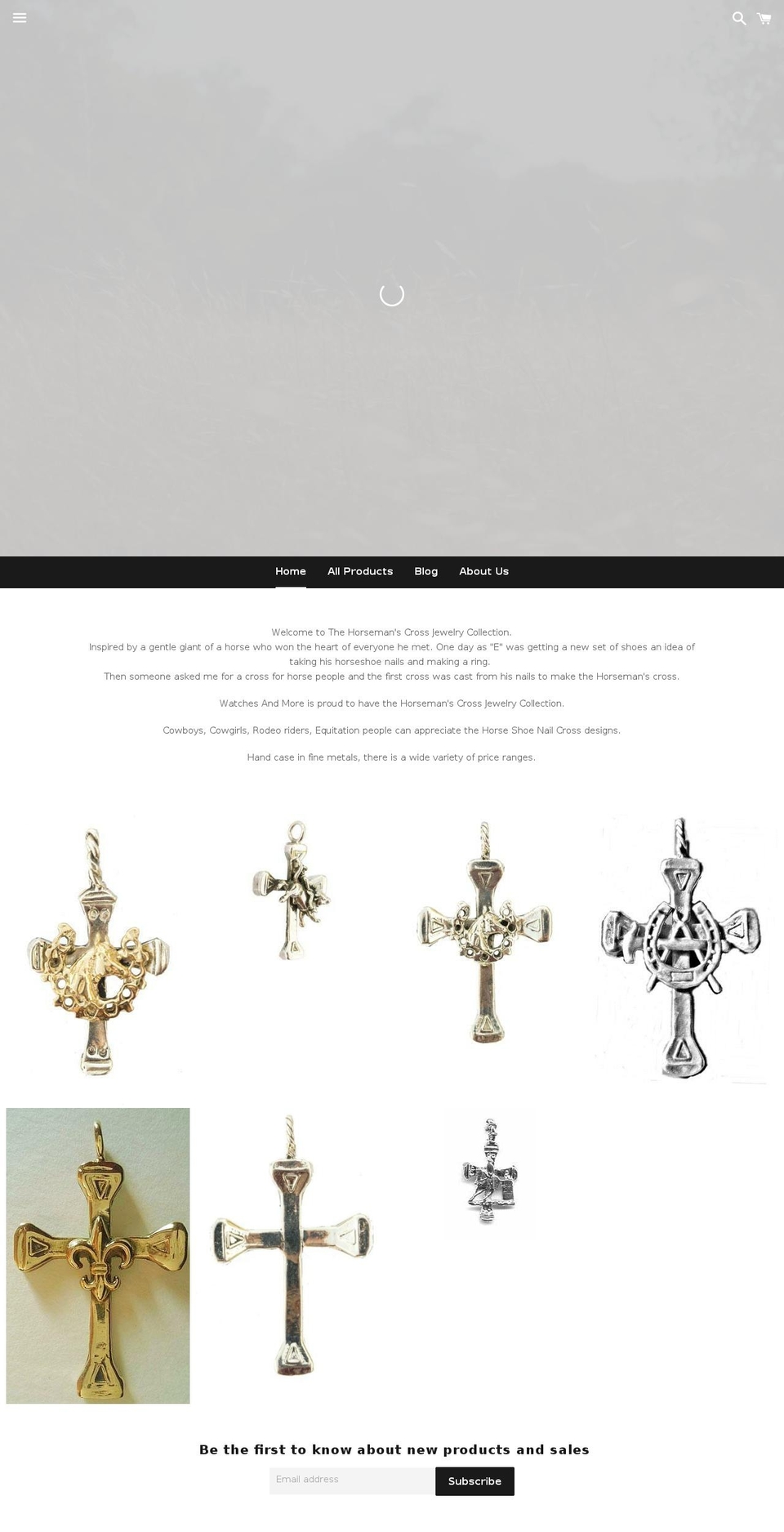 horsemanscross.net shopify website screenshot