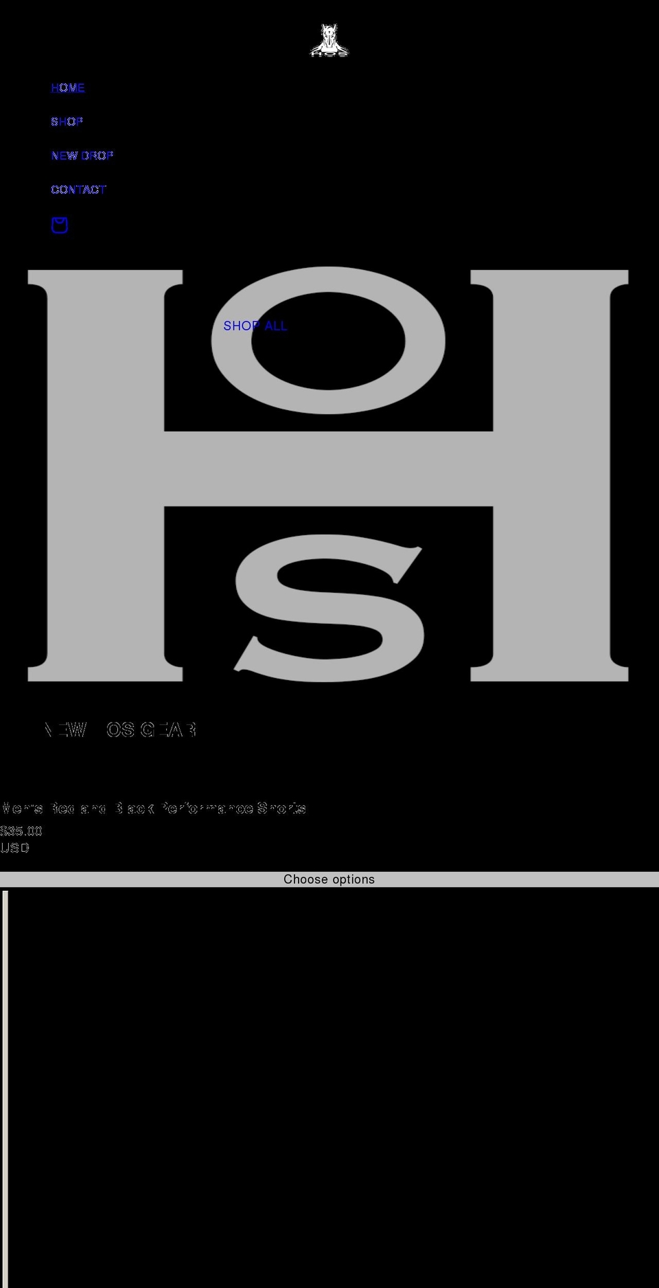 horseofsteel.com shopify website screenshot