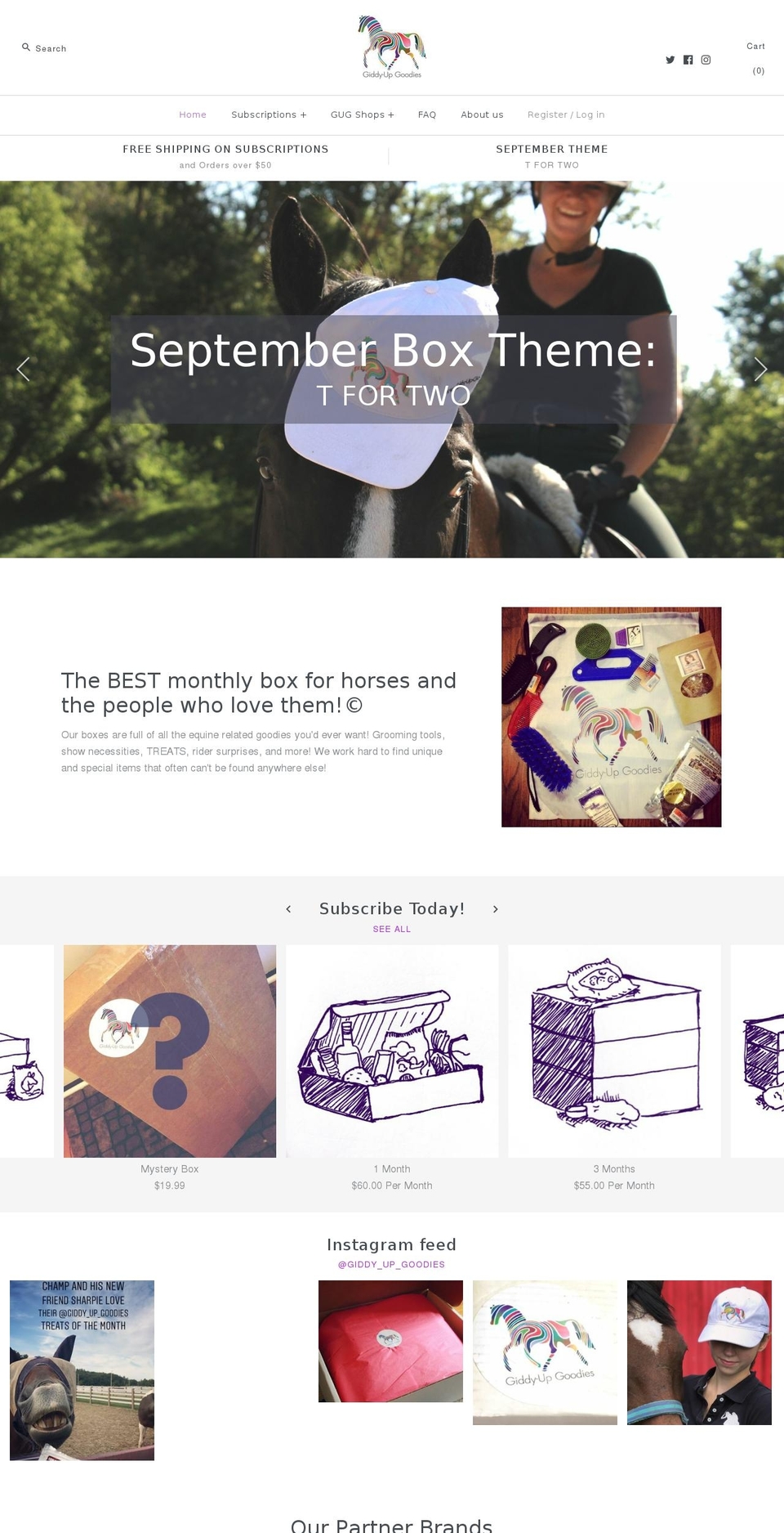 horsepackage.com — Shopify storefront screenshot