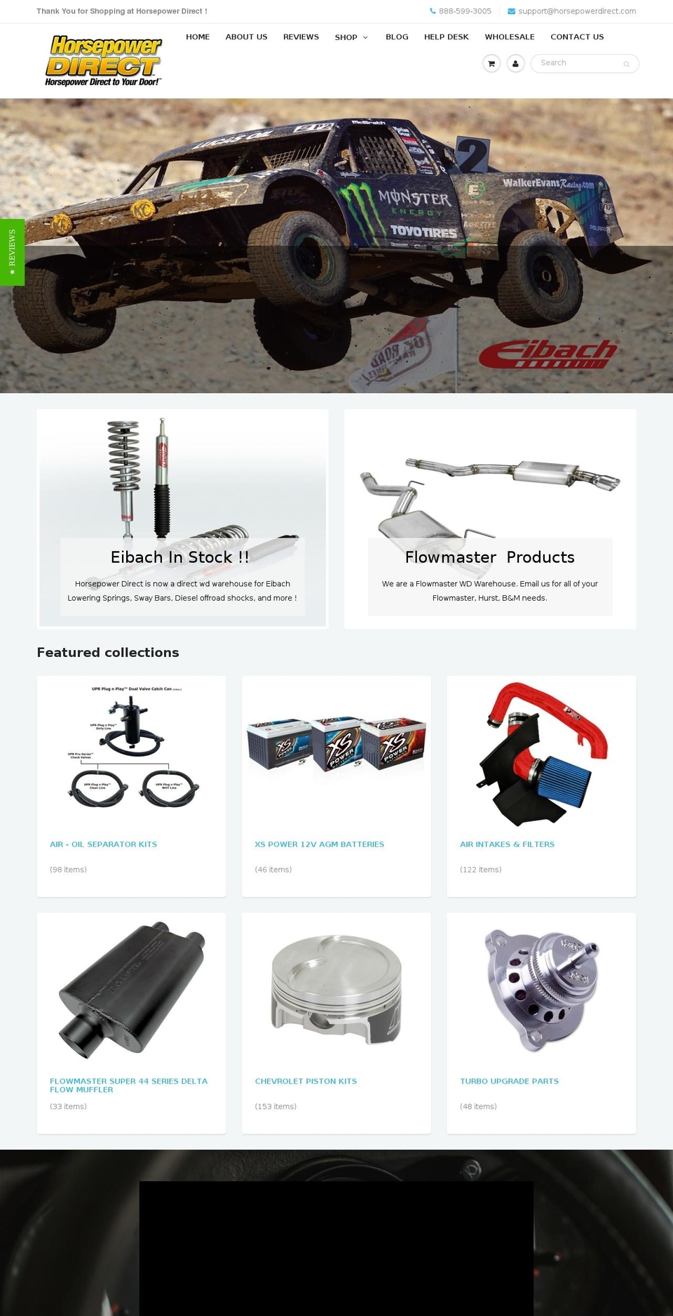 horsepowerdirect.com shopify website screenshot