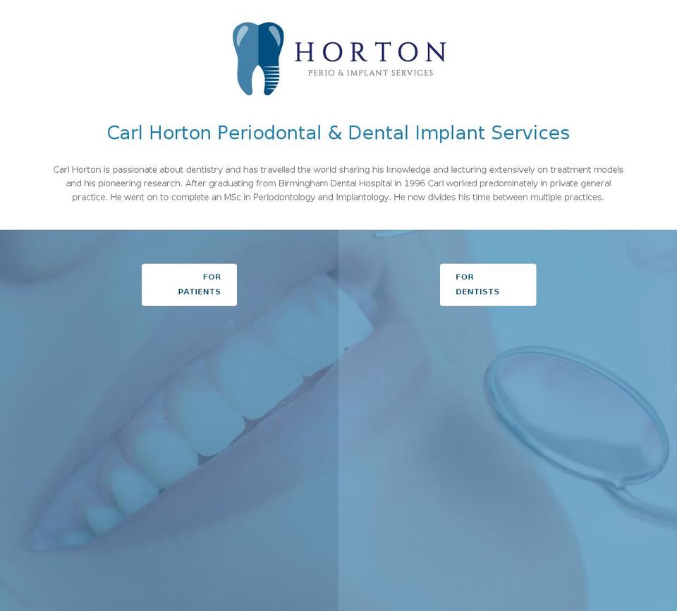 hortonimplants.com shopify website screenshot