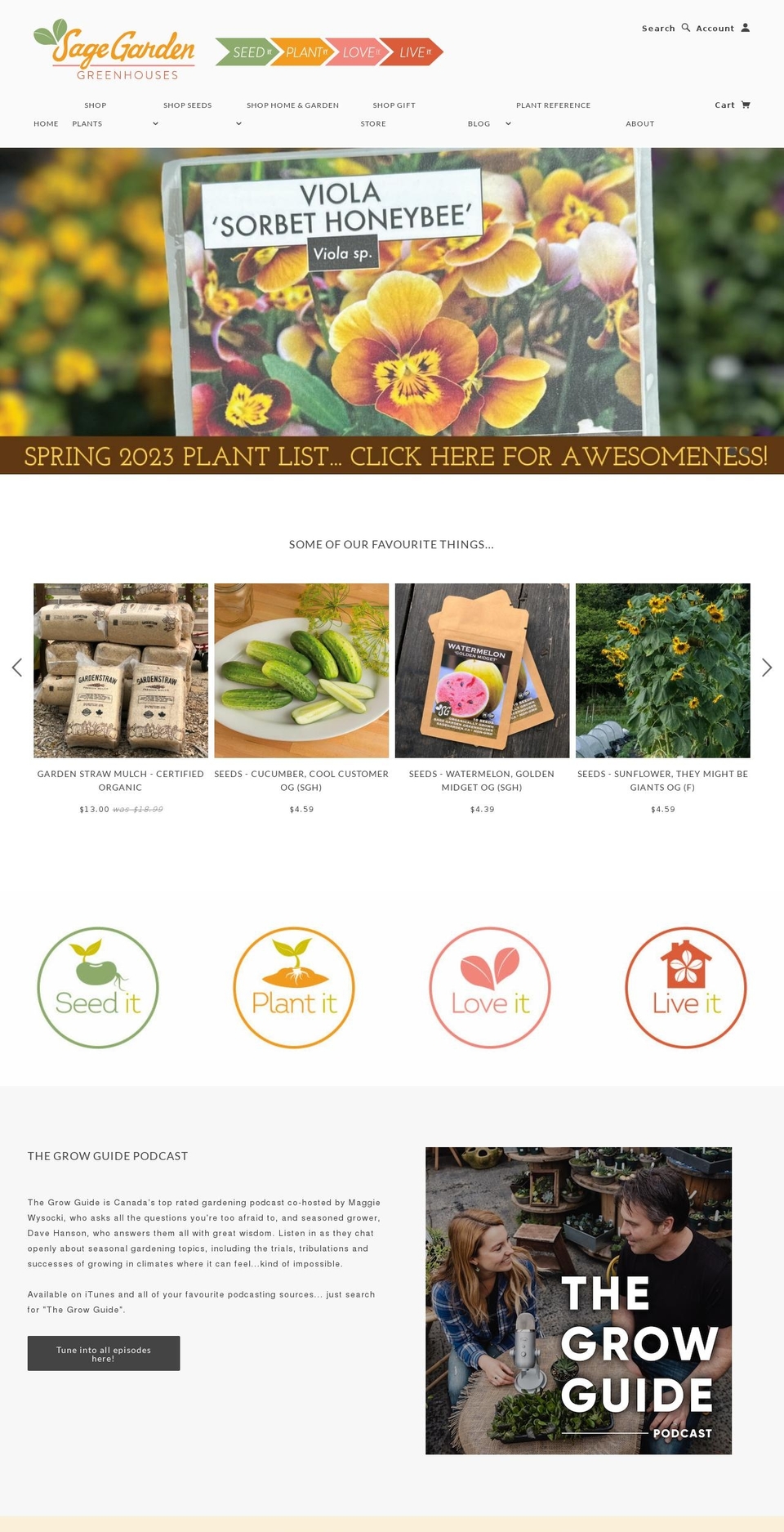 hortsupportservices.com — Shopify storefront screenshot