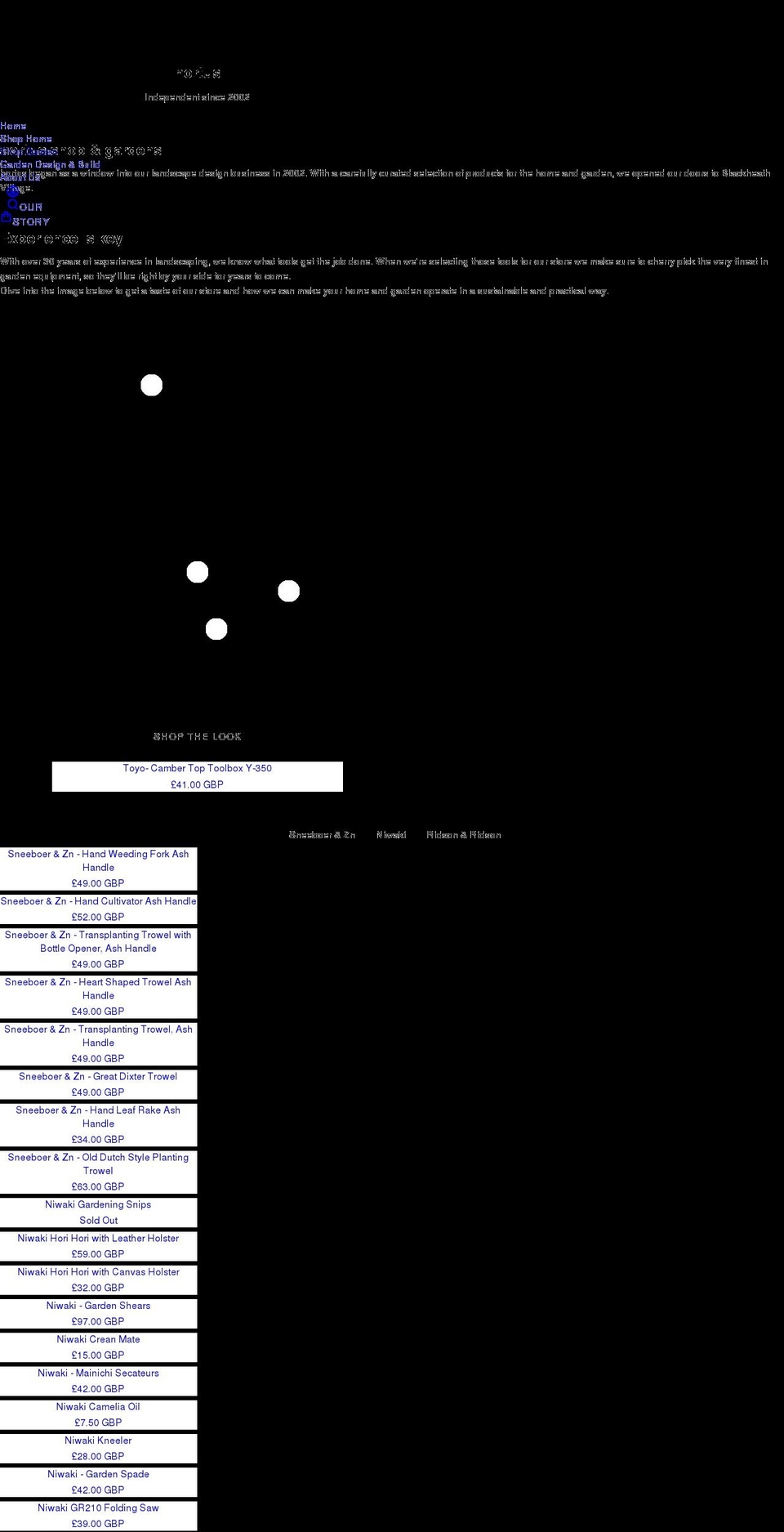 hortus-london.com shopify website screenshot