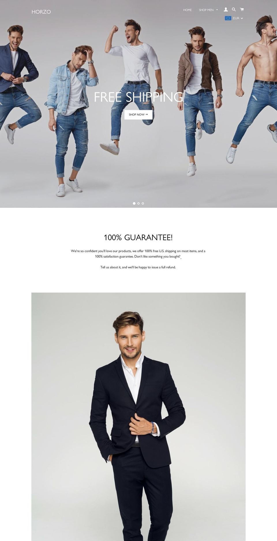 horzo.com — Shopify storefront screenshot