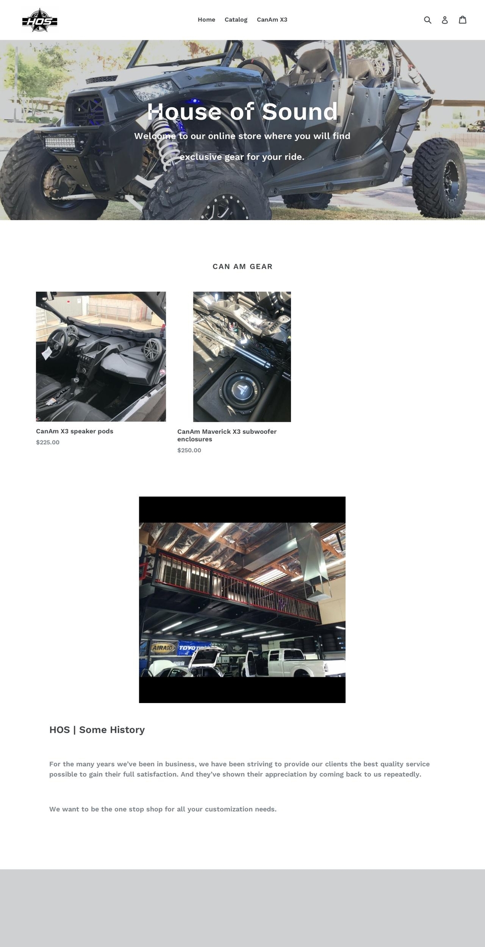 hosaz.myshopify.com shopify website screenshot