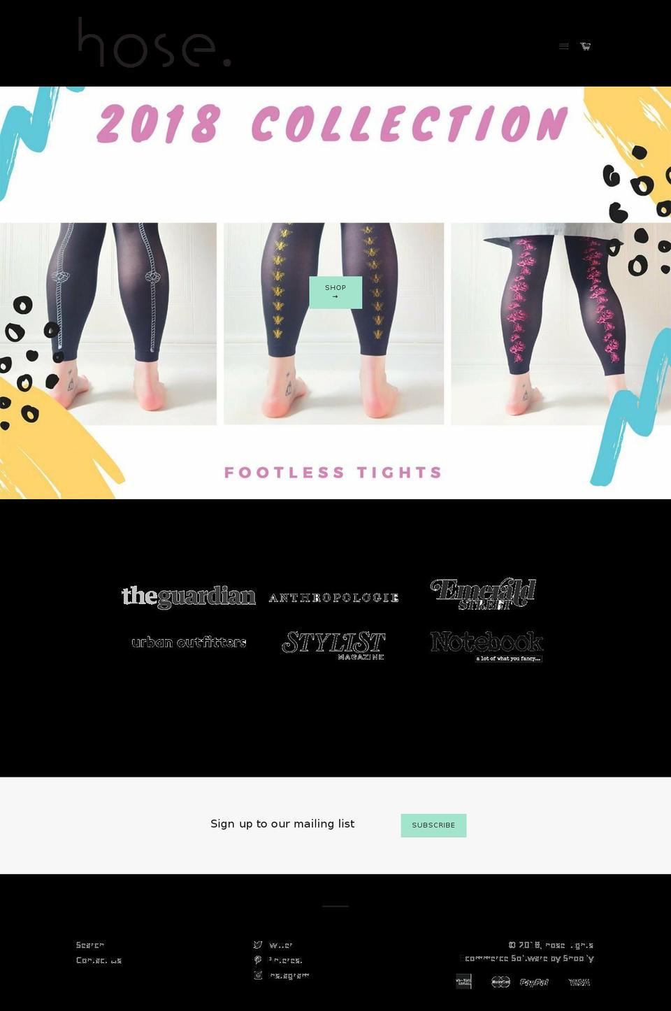 hosetights.co.uk shopify website screenshot