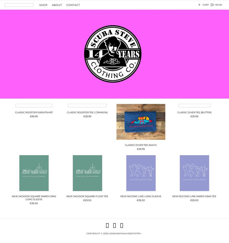 hoskinsfamilydentistry.com shopify website screenshot