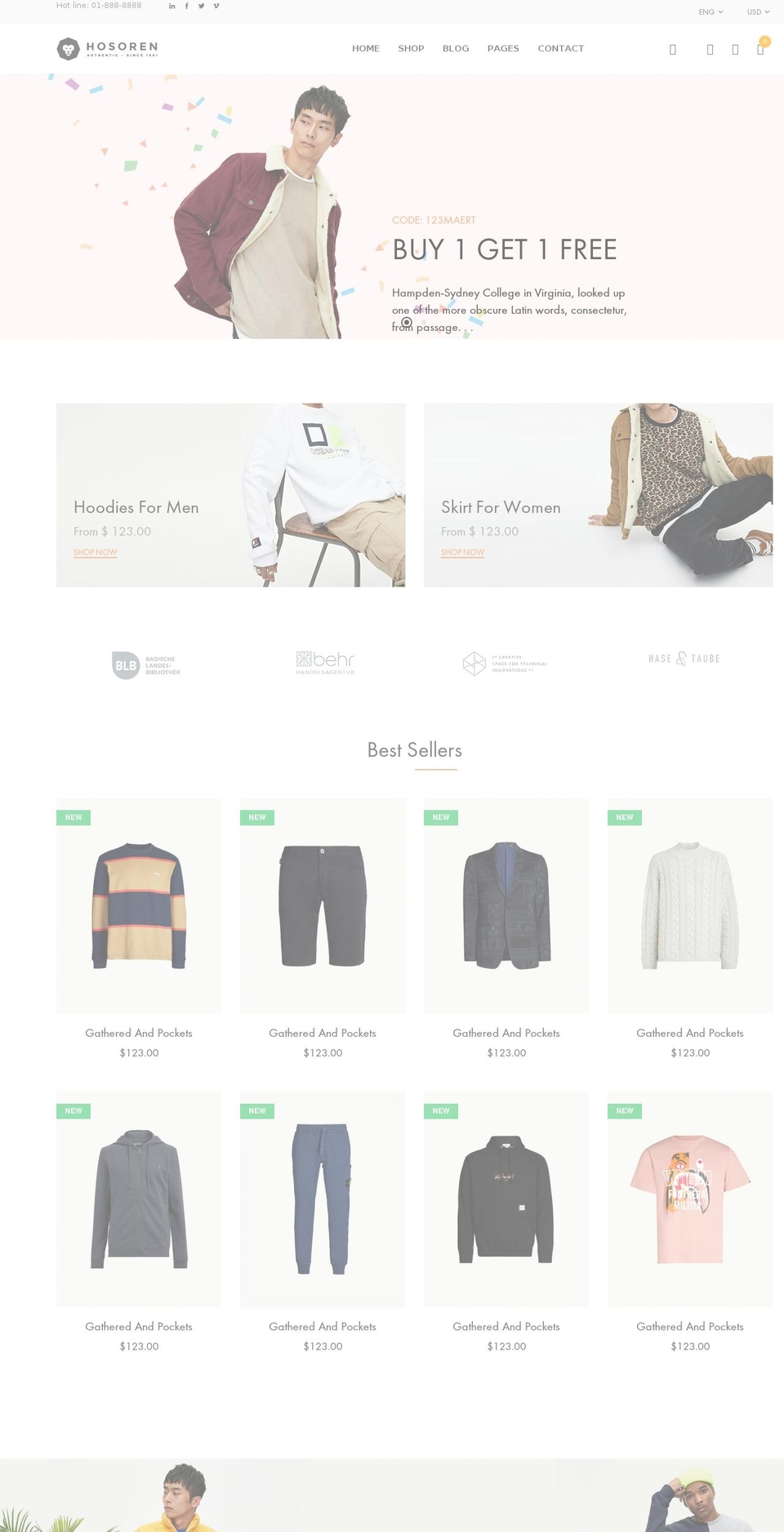 hosoren-demo24.myshopify.com shopify website screenshot