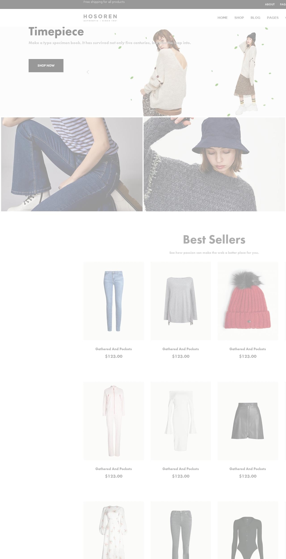 hosoren-demo26.myshopify.com shopify website screenshot