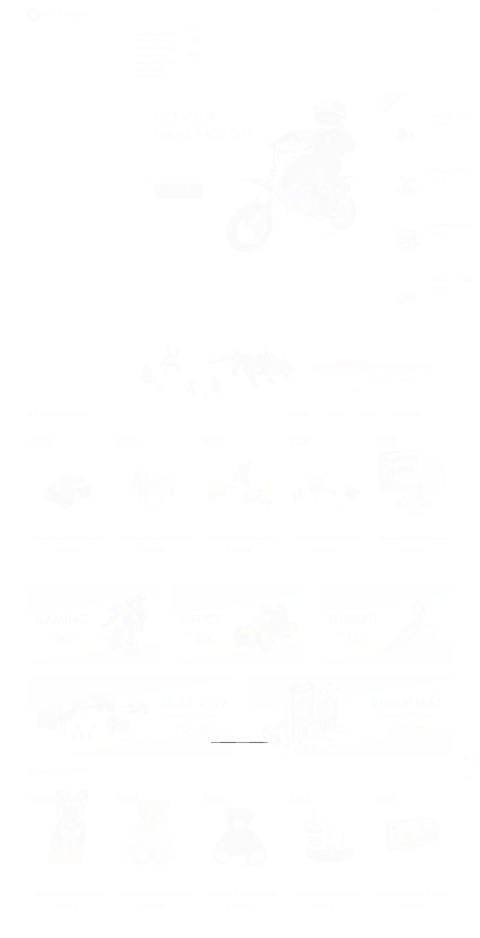 hosoren-demo27.myshopify.com shopify website screenshot