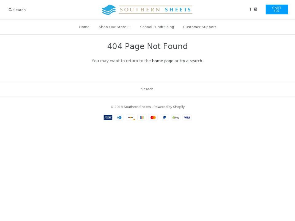 hospitalbedsheet.com — Shopify storefront screenshot