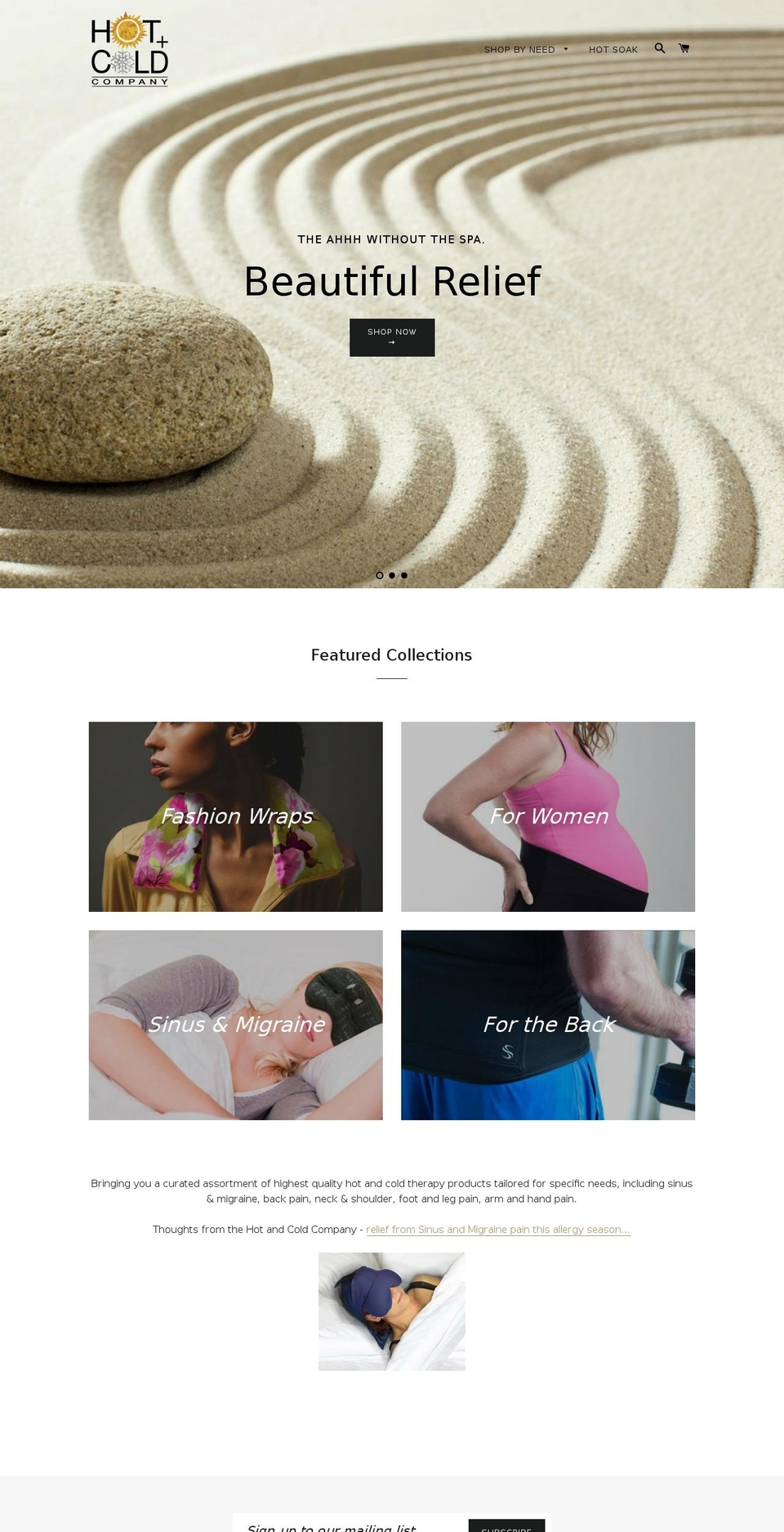 hotandcoldco.com — Shopify storefront screenshot