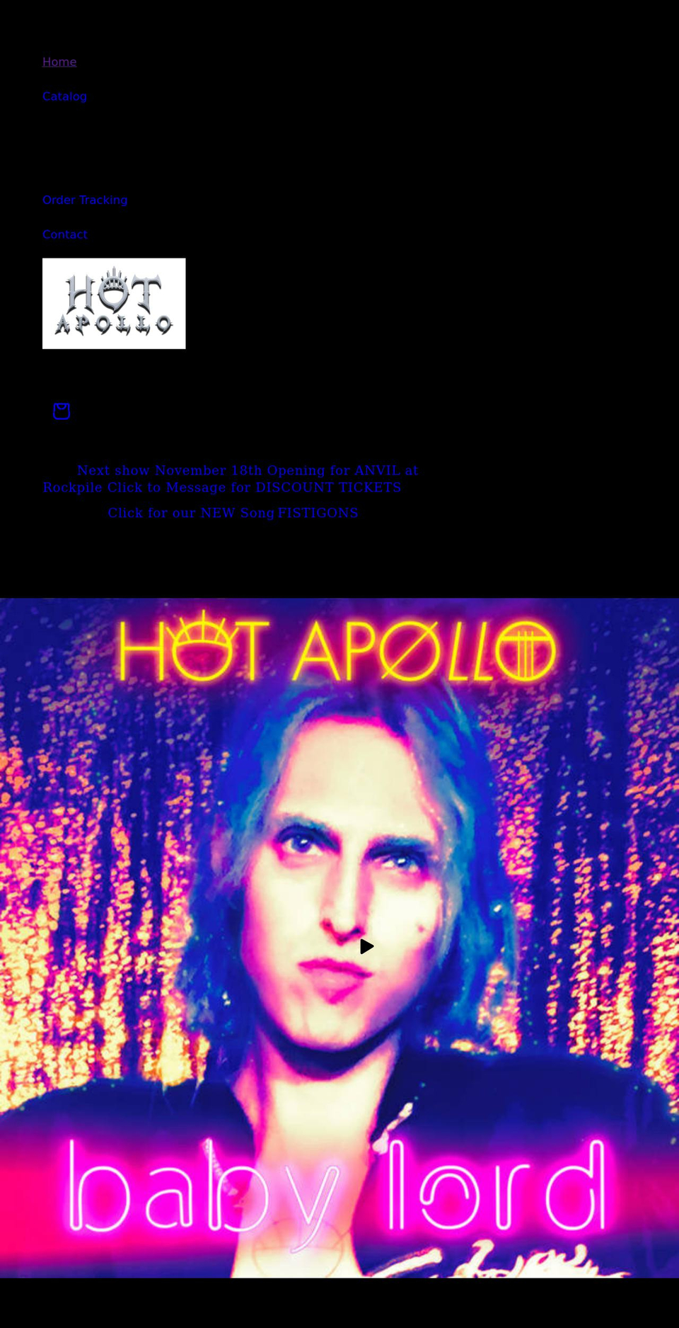 hotapollo.com shopify website screenshot