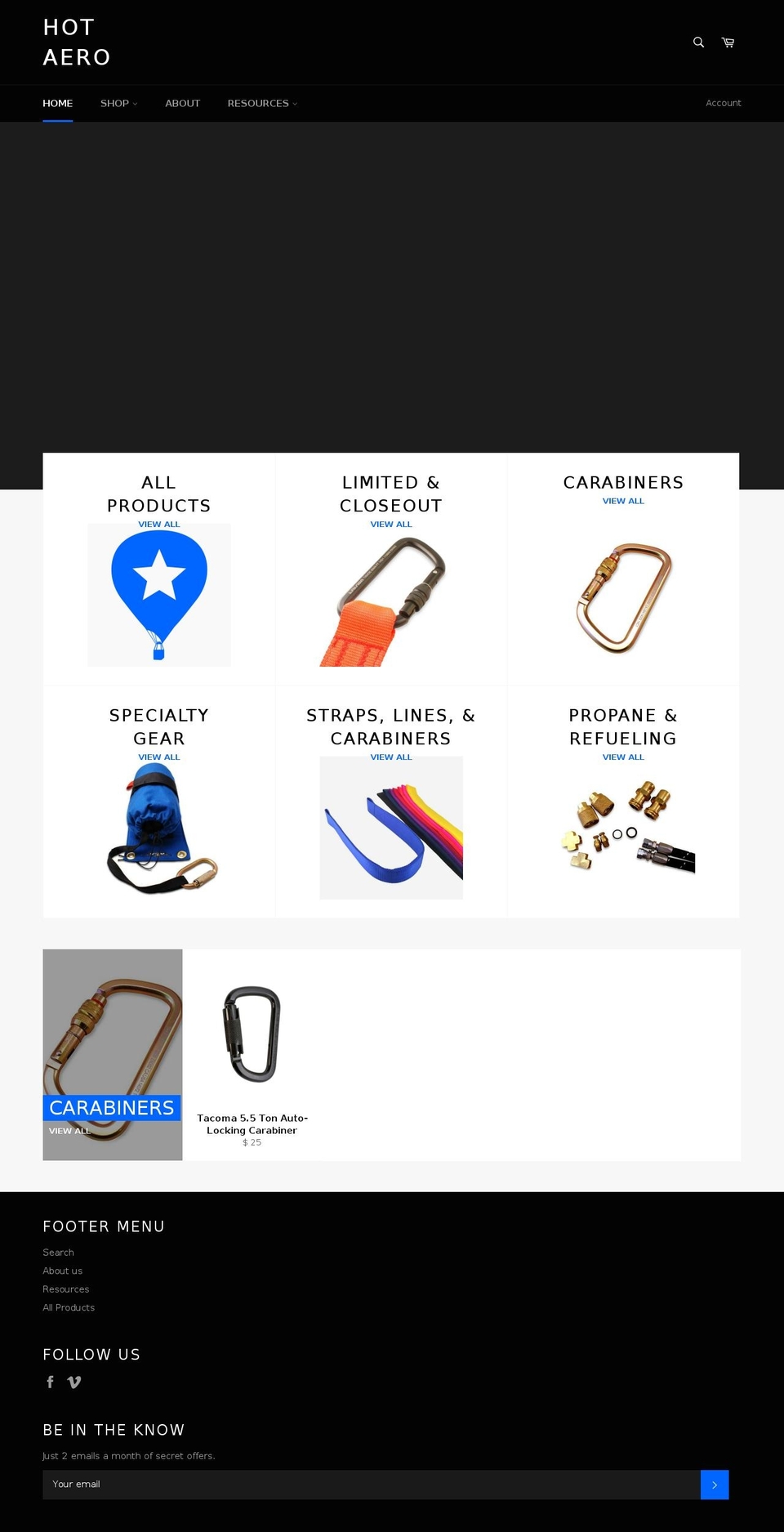 hotarrow.com shopify website screenshot