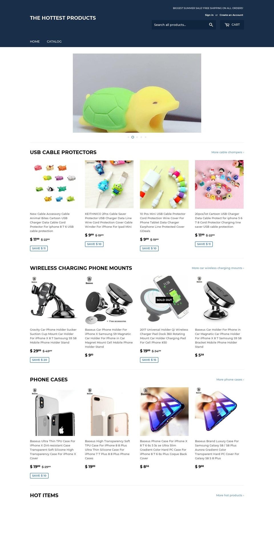 hotbuysshop.com — Shopify storefront screenshot