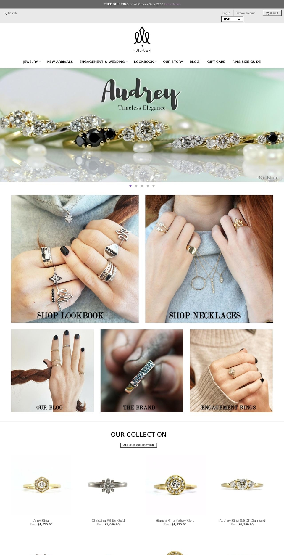 hotcrown.com shopify website screenshot