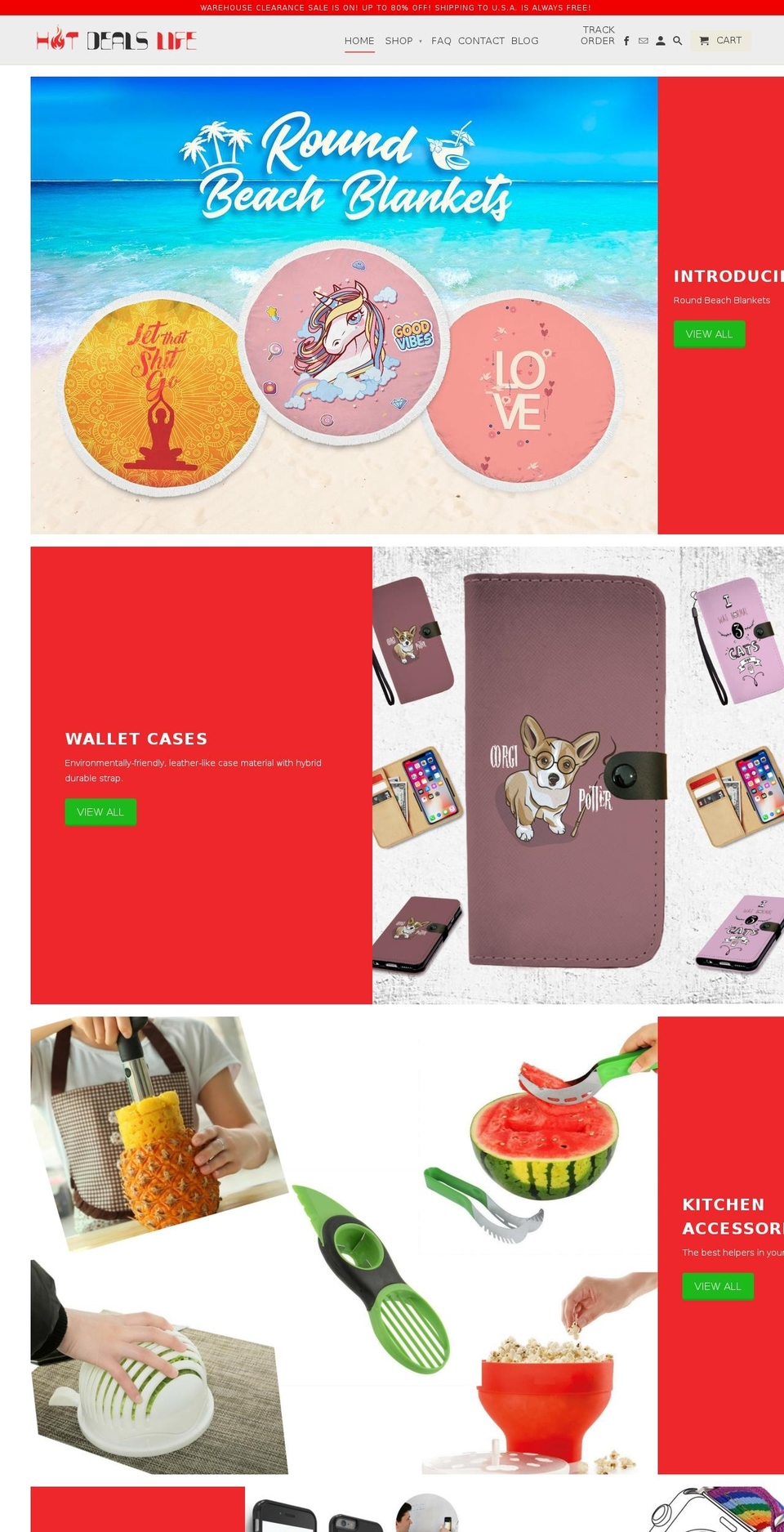 hotdealslife.com shopify website screenshot