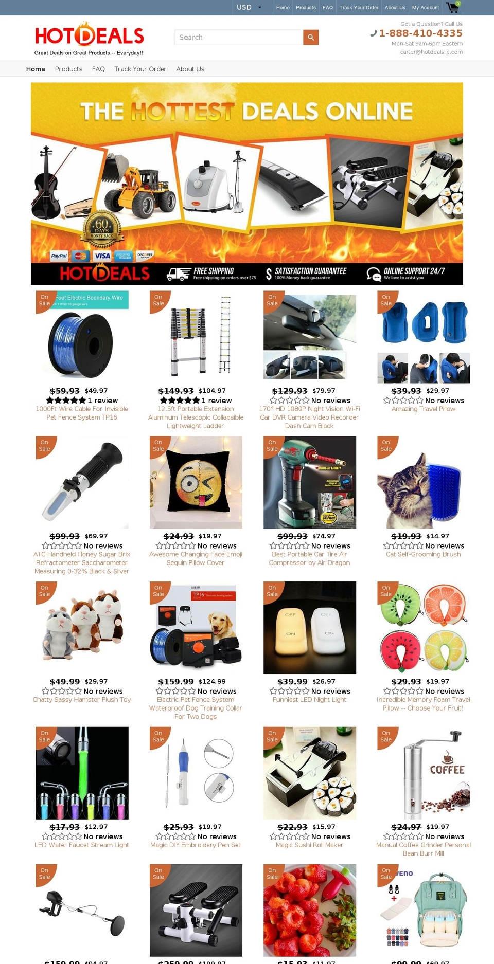 hotdealsllc.com — Shopify storefront screenshot