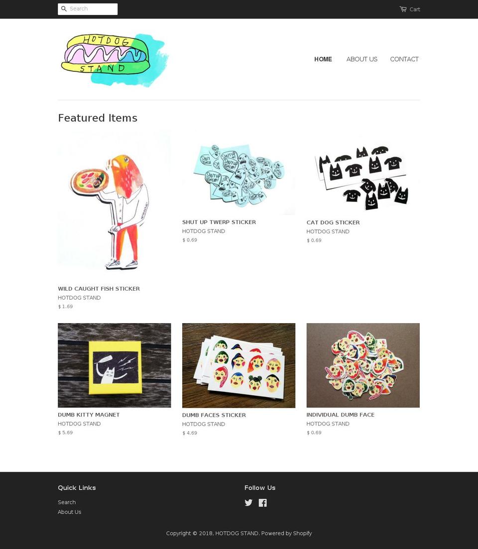 hotdog69.net shopify website screenshot