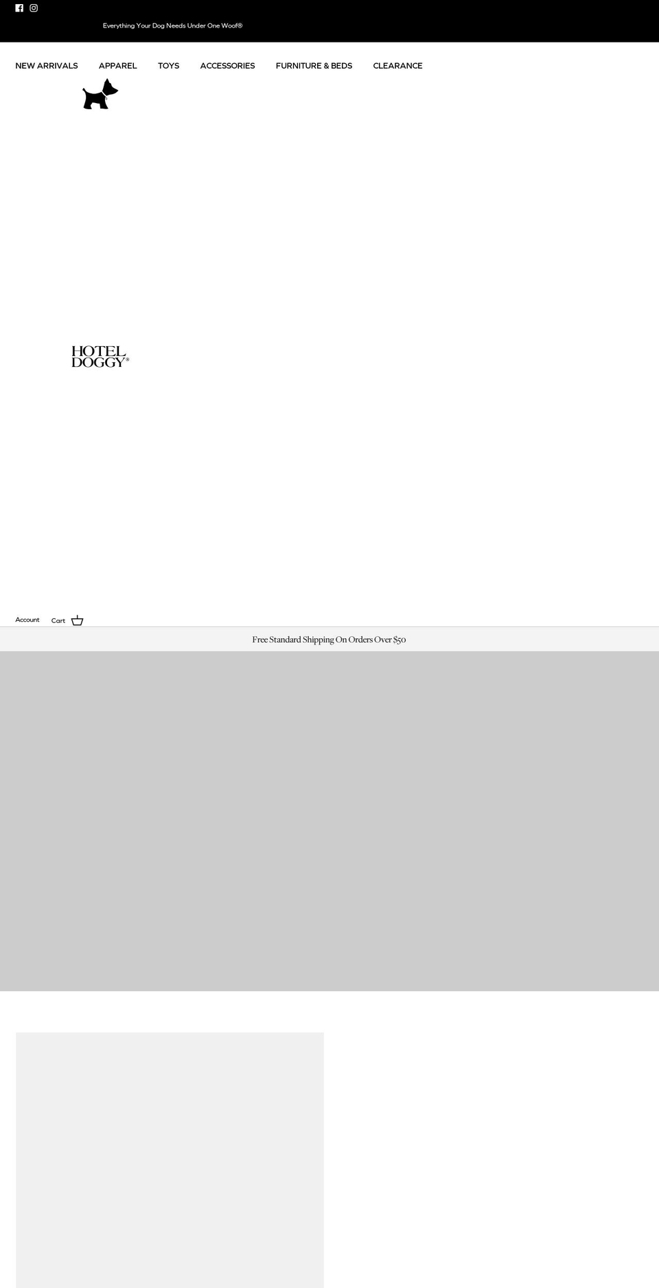 hoteldoggy.com shopify website screenshot