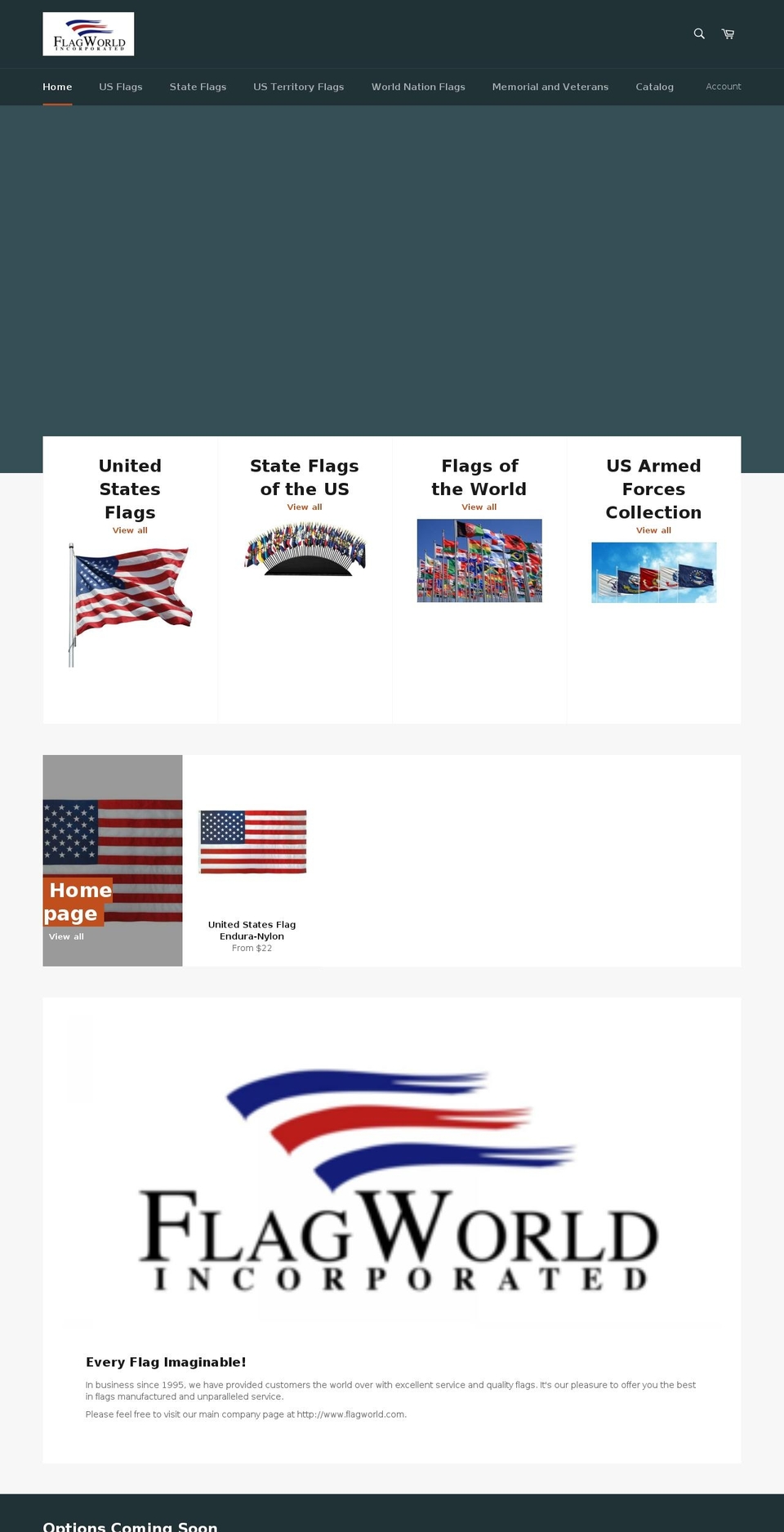 hotelflagsetc.org shopify website screenshot