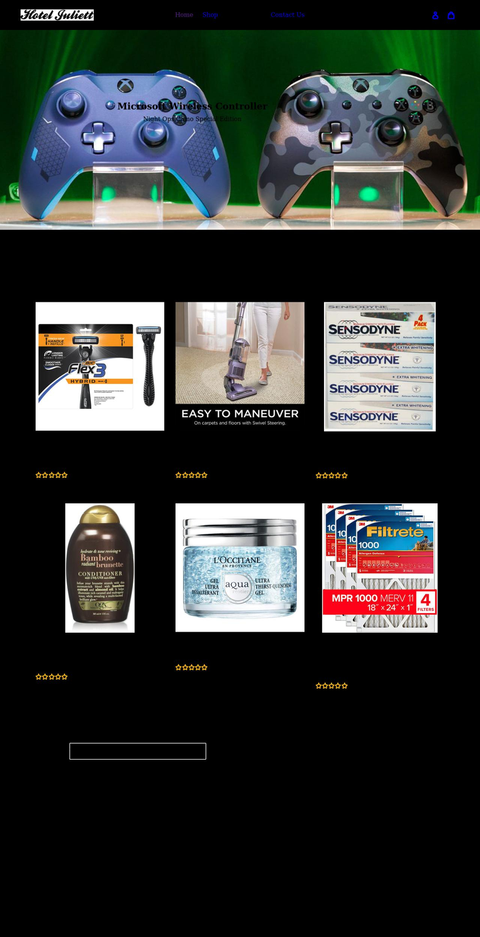 hoteljuliett.com shopify website screenshot