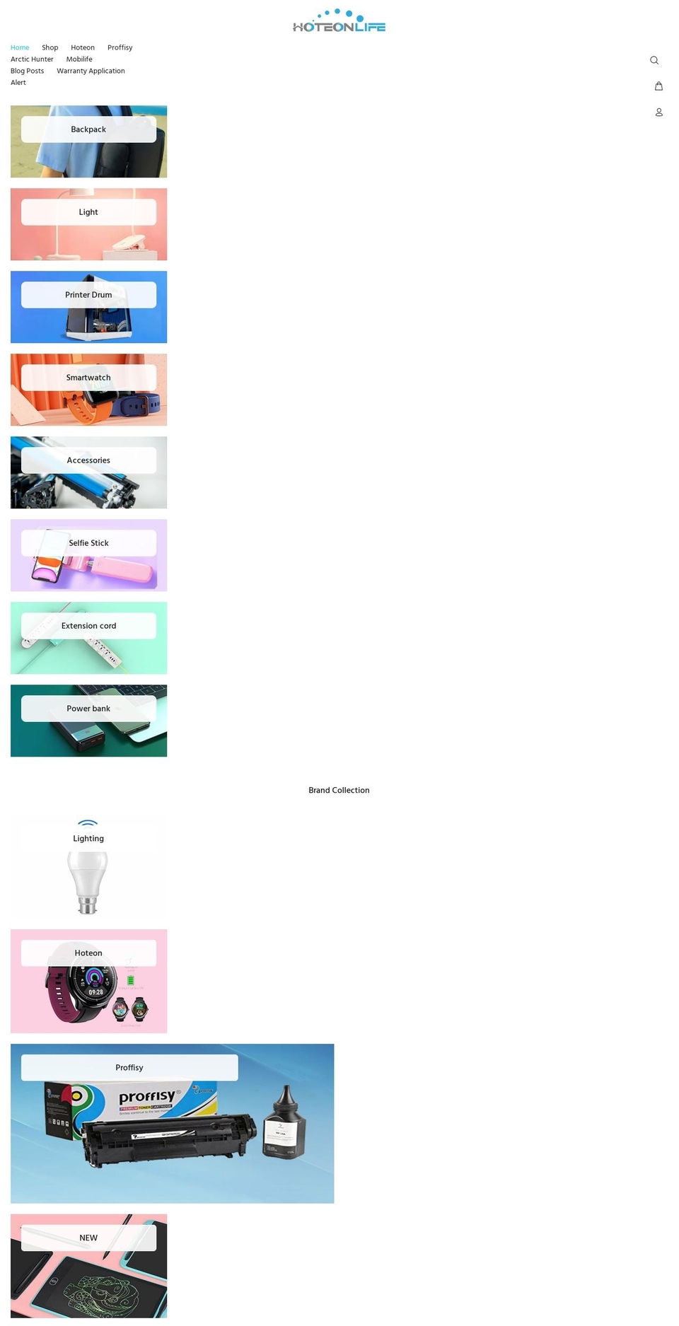 hoteonlife.com shopify website screenshot